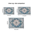 thumbnail image 5 of Yoneston 8' x 10' Vintage Bohemia Area Rug Machine Washable Bedroom Rug Soft Non-Slip with Printed Kitchen Mat for Living Room Playroom Dining Room Decoration, Sky Blue, 5 of 5