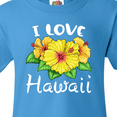 thumbnail image 4 of Inktastic I Love Hawaii Hibiscus Flowers Youth T-Shirt, 4 of 5