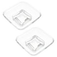 thumbnail image 6 of HOMEMAXS 2pcs Compact Glass Soap Dish For Bathroom And Kitchen Elegant Soap Holder With Anti-Slip Design Wear-Resistant For Sink Vanity Decorative And Functional Soap Tray, 6 of 8