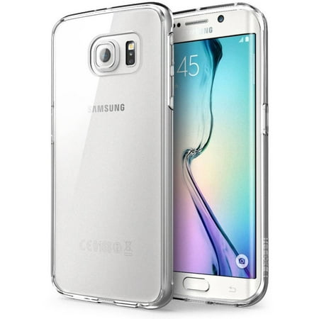[2-Pack] For Samsung Galaxy S6 Edge Case, SuperGuardZ Slim Clear TPU Shockproof Protection Cover Armor