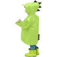 thumbnail image 4 of Rain Poncho Children's Dino Rain Jacket Long Unisex Rain Cape Waterproof Windproof Raincoats with Storage Bag Hooded Jacket Outdoor Rain Jackets for Boys and Girls 1-8 Years Old, 4 of 6