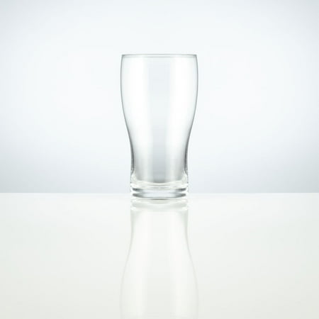 

Burns Glass English Pub Beer Glass 20 oz Crystal Clear Stackable Freezer compatible (Set of 4)
