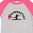 thumbnail image 4 of Inktastic I Love Gymnastics Girls Toddler T-Shirt, 4 of 5