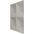 thumbnail image 4 of Ekena Millwork 19 5/8"W x 19 5/8"H Foster EnduraWall Decorative 3D Wall Panel, Universal Aged Metallic Weathered Steel (Covers 2.67 Sq. Ft.), 4 of 5
