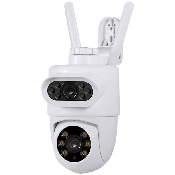 Videocámara Seguridad TwinGuard 1Pza Wi-Fi 2x5MP App Móvil 12/15FPS Lentes 3.6mm PTZ Blanco Plástico.