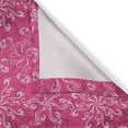 thumbnail image 6 of Ambesonne Hot Pink Valance & Curtain, Spring Flourish Bloom, 55"x24", Hot Pink White Purple, 6 of 7