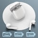 thumbnail image 5 of Methold Auriculares inalámbricos Estéreo compatible con Bluetooth 5.1 Cancelación de ruido Auriculares internos Teléfono inteligente Auriculares Cables de audio/vídeo Blanco, 5 of 6