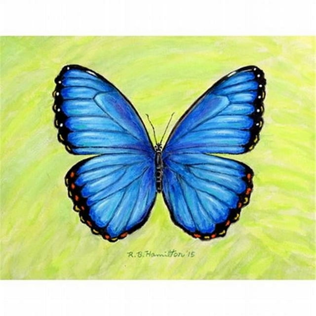 Betsy Drake PM348 Set de 4 Sets de Table Morpho Bleu