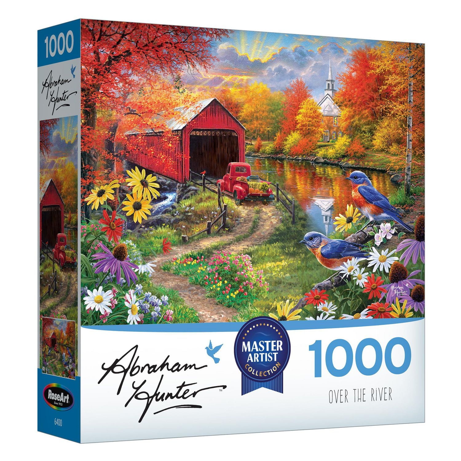 Cra-Z-Art Abraham Hunter 1000 Piece Puzzle - Over the River
