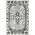 thumbnail image 2 of Livabliss Lavadora Medallion Machine Washable Indoor Area Rug, Navy ,9'2" x 12', 2 of 8