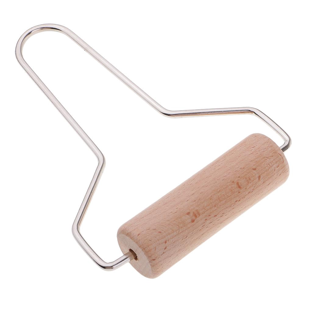 Milageto 2-6pack Wooden Non-Stick Roller Clay Tool Baking for Ceramic Pottery Sculpture 4 Pcs