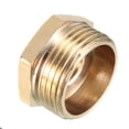 thumbnail image 4 of Brass Threaded Pipe Fitting G3/4 Male x G1/4 Female Hex Bushing Adapter 1pcs, 4 of 4