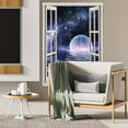 thumbnail image 6 of Kids Stickers,3D Window Starry Sky Frosted PVC Sticker Children's Room Bedroom Decorative Wall Sticker Living Room Bedroom Decorative Wall Sticker, 6 of 7