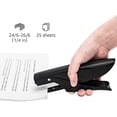thumbnail image 2 of Effortless Handheld Plier Stapler, 25 Sheet Capacity, Heavy Duty, Black, 2 of 10