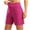 Hot Pink, variant on Staron Women's Bermuda Shorts Wide Leg Yoga Shorts High Waist Athletic Long Shorts with Pockets Summer Workout Casual Comfy Loose, Black XL