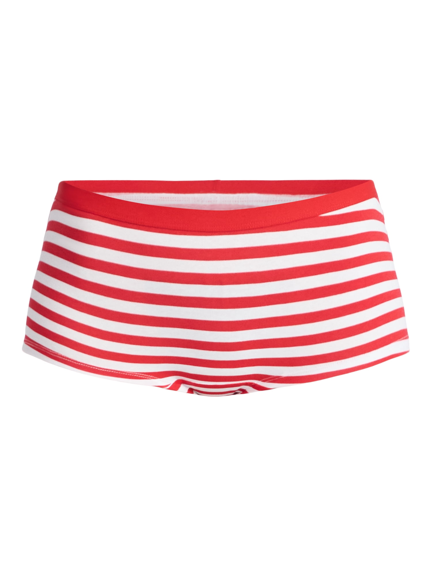 Holiday Time Women's Christmas Boyshort Panties, 3-Pack, Sizes S-XXL