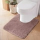thumbnail image 5 of Felpuda de baño | Alfombra antideslizante de microfibra engrosada | Fondo de goma TPR de secado rápido absorbente de agua | Forma geométrica | Lavable | 50x50cm | 1-Pack, 5 of 5