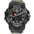 thumbnail image 1 of Relojes deportivos de marca SMAEL para hombre, relojes de pulsera de cuarzo electrónicos LED analógicos digitales de doble pantalla, reloj militar de natación resistente al agua Tan Jianjun unisex, 1 of 2