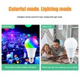 thumbnail image 4 of Bombillas LED de colores cambiantes, luces LED RGB regulables con control remoto, 4 of 8