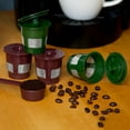 thumbnail image 2 of Eco-Fill 4-Pack Reusable 1.0 K-Cups Coffee Filter cups & Coffee Scoop by Perfect POD/Compatible with Keurig 1.0 Single Serve Coffee Makers, 2 of 5
