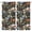 florals, variant on Floral and Bee Print Kitchen Curtains - Rustic Farmhouse Semi-Sheer Panels