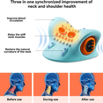 thumbnail image 4 of Neck Massage Pillow with Heating, 3 Massage Modes 6 Intensity Levels, Rechargeable Cordless Magnetic Acupressure Cervical Pillow for Shoulder Relaxation, 4 of 6