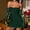 Green, variant on SwiftWear Women's Halter Neck Off the Shoulder Sequin Dress with Sheer Mesh Sleeves, Sparkling Mini Party Dresses for Night Out, Clubwear, Date Night​, Black
