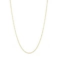 thumbnail image 3 of LUXURMAN Solid 10K Yellow Gold 1.5mm Wide Rope Chain Diamond Cut Necklace with Lobster Clasp (30" long), 3 of 3