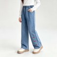 thumbnail image 6 of LvhaoGJOB Jeans for Girls' Lightweight Cozy denim pants jeans pants denim jeans casual outings jeans, 6 of 6