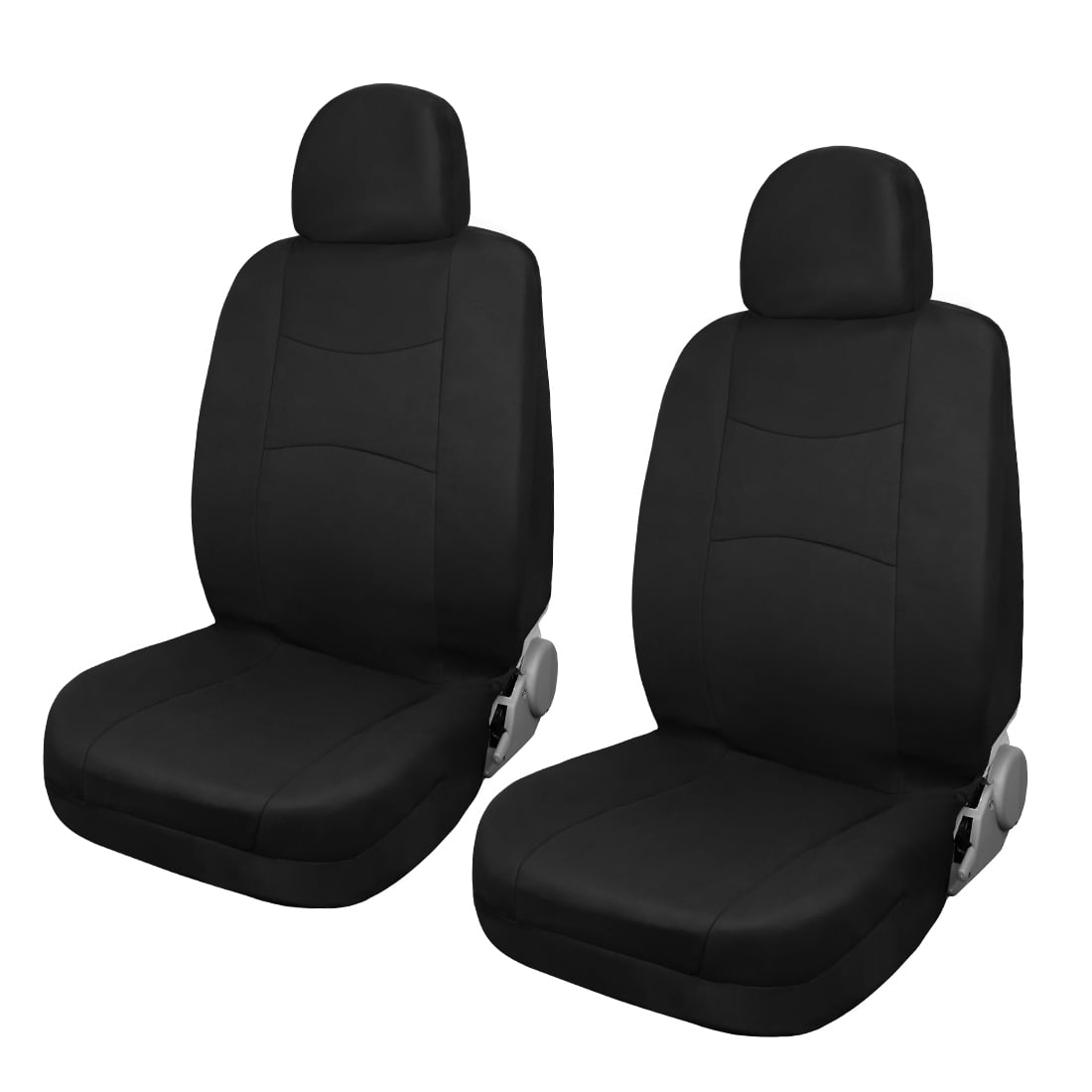 Flat Colth Polyester Car Truck SUV Front Seat Cover w/ Headrest Cover