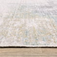 thumbnail image 5 of Oriental Weavers Cavett Area Rug - CAV01 - 2'7" x 7'9" - in Ivory/ Teal - Modern Style, Stain Resistant, Family and Pet Friendly , Entryway, Hallway Runner Rug, 5 of 8