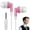 Pink, variant on FURNIX Earbuds with 3.5 mm Headphone Plug,Earbuds Headphones,Wholesale Disposable Earphones,Wired Earphones,Noise Cancelling Headphones Wireless Headphones Colorful For Mobile And Tablet Black