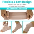 thumbnail image 4 of PinesC Elastic Bandage with Adhesive Closure 4" x5yd - Medical Tape - Washable Self Adhering Wrap for Muscle Support - Hook and Loop Closure - Sports Compression Roll for Sprained Ankle (4 in) 4 in, 4 of 5