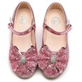 thumbnail image 7 of Girl's School Uniform Shoes Mary Jane Flats Low Heel Party Wedding Dress Shoes (Toddler/Little Kid/Big Kid), 7 of 7