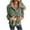 Green-Coat, variant on Qetyuw Womens Sherpa Fleece Jacket Button Down Lapel Open Front Coat Long Sleeve Casual Jackets with Pocket