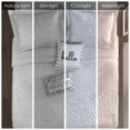 thumbnail image 2 of Intelligent Design Zoey Triangle Metallic Print, Cozy Comforter Season Bedding Set, Matching Sham, Decorative Pillow, King/Cal King, Grey/Silver, 2 of 2