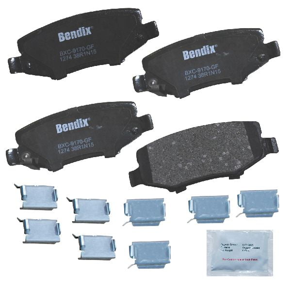 Go-Parts OE Replacement for 2008-2012 Jeep Liberty Rear Disc Brake Pad