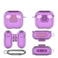 thumbnail image 5 of Protective Case for AirPods 4 2024 Wireless Earbuds, Transparent Shockproof TPU Case Protective Cover Case  for Airpods 4 with Keychain, 5 of 9