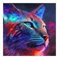 thumbnail image 1 of (A6671) Resina Diamante Serie Animal Gato Color Diamante 30*30CM, 1 of 9
