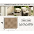 thumbnail image 6 of Soimoi Waterproof Outdoor Fabric By 2 Yard | Block Print on Brown | 56" Wide | UV Resistant & Durable Taffeta Material for Cushions, Covers, Curtains, awning & DIY Projects, 6 of 7