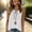 *White, variant on ClodeEU Women's Sleeveless V Neck Linen Cotton Blend Tank Top, Loose Fit Blouse for Summer Black,Women's Plus L