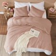 thumbnail image 3 of Juego de edredón WRENSONGE Queen Dusty Pink con 2 fundas de almohada, 3 of 7