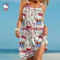 thumbnail image 1 of RWJDXD Hello Kitty Été Femmes Bikini Paréo Maillot de Bain Tunique Tenue de Plage Robe de Plage Mode Chaude Robe de Soirée Été, 1 of 1