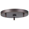 thumbnail image 5 of Woodbridge Lighting Elise 3-Light Glass Cluster Pendant in Nickel/Bronze/Opal, 5 of 5
