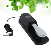 Crazyview Sustain pedal for keyboard Universal Piano Keyboards Sustain Foot Pedal Durable Accessory for Electronic Keyboards Digital Piano (Black)