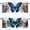 Butterfly, variant on Coffee Valance Curtains 2 Pack Farmhouse Country Coffee Vintage Valance for Kitchen Windows Bathroom Living Room Bedroom Window Treatment Valances 54x18 inch
