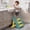 Green Yellow, variant on Adjustable Toddler Step Stool with Handles, Converts from 3-Step to 2-Step as Kids Grow, Non-Slip Safety Stool for Bathroom Sink, Kitchen Counter, Potty Training and Everyday Household Use-Grey