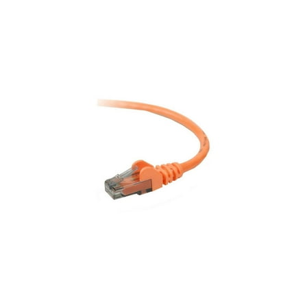 Belkin A3L980-06-ORG-S 6 ft. Cat 6 Orange UTP RJ45M/RJ45M Snagless  Patch Cable