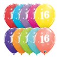 thumbnail image 1 of 11 Po. 16e Anniversaire un Ballon Rond en Latex, 1 of 1