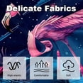 thumbnail image 3 of Flamingo Decorative Velvet Throw Pillow Covers for Chair - Set of 2, Unique Patterns, 16x16, 18x18, 20x20 Inches for Home Decor and Gifts, 3 of 6
